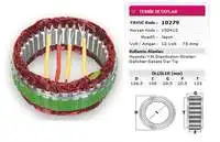 

Store code: 10279 for STATOR type 12V 75A YMGRANDSALON STRATEX GALLOBER SANATA DAR type NURSAN dber