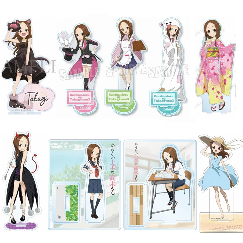 

Аниме дразнинг мастер такаги-сан нишиката такаги подставка фигурка акриловая модель пластина Мультяшные настольные игрушки косплей подар...