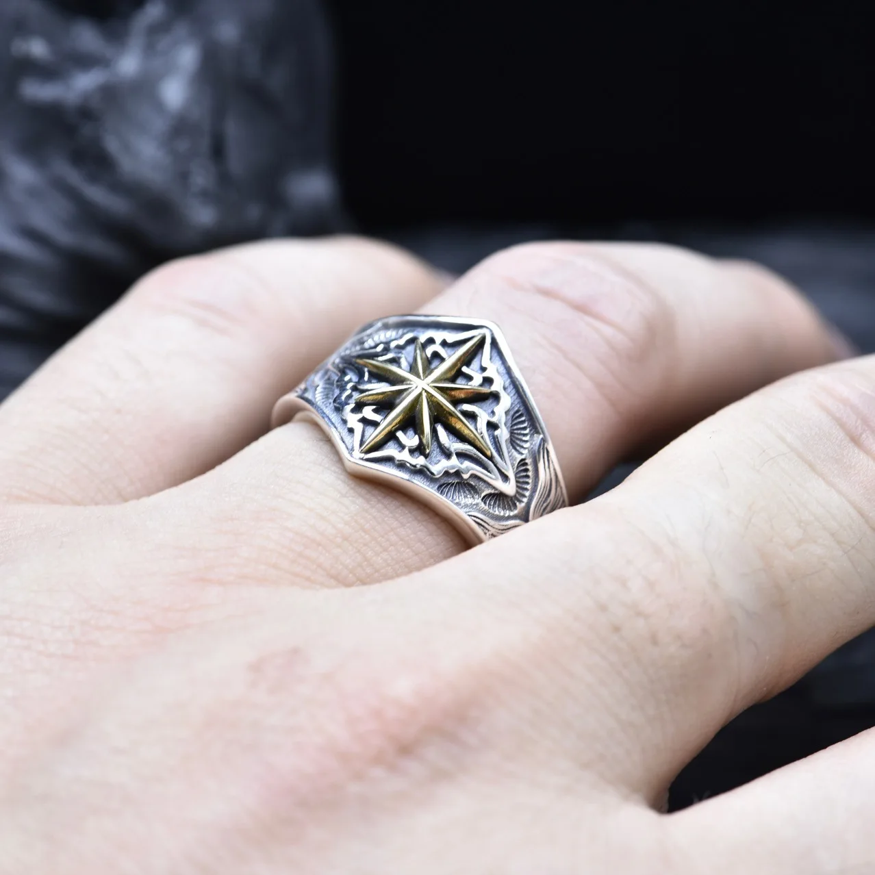 Кольцо OANA S925 из стерлингового серебра простое кольцо на указательный палец с