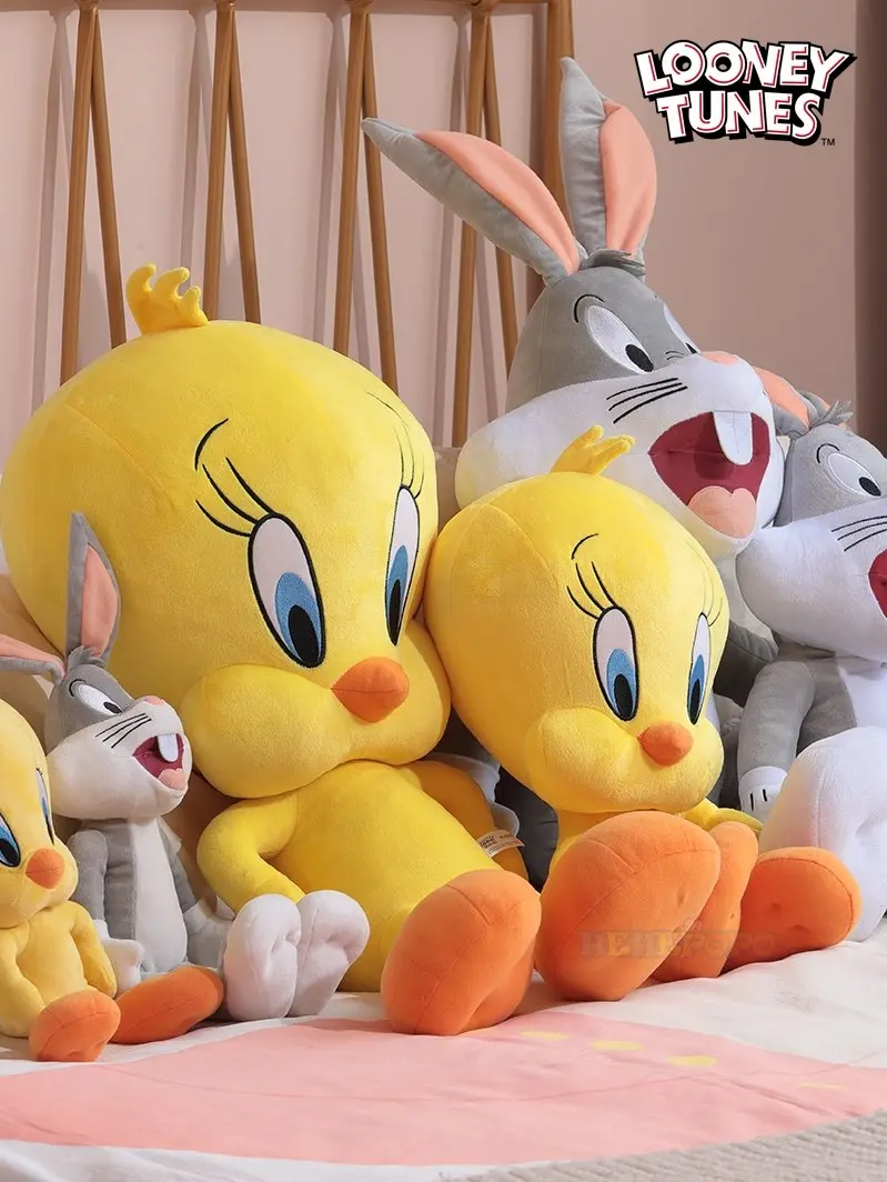 

Cartoon Toys Action Movie Plush Tunes Stuffed Looney Lola Plushies Figures Doll Bunny Tweety Gift Bird Toy Bunny Anime Bugs