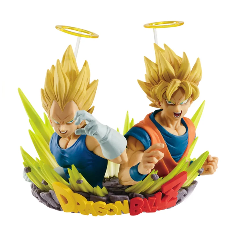 

Dragon Ball Z Com: Figuration GOGETA Vol.2 Collection Figure - Super Saiyan Son Goku & Vegeta bust Statue Figure Model Toys