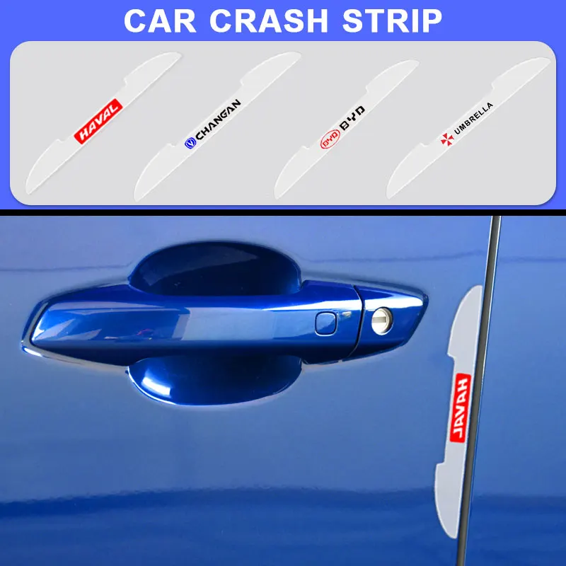 

4PCS Car Door Transparent Anti-collision Edge Stickers for Lincoln Aviator MKS MKX Town MKC MKT MKZ Corsair Flyer Accessories