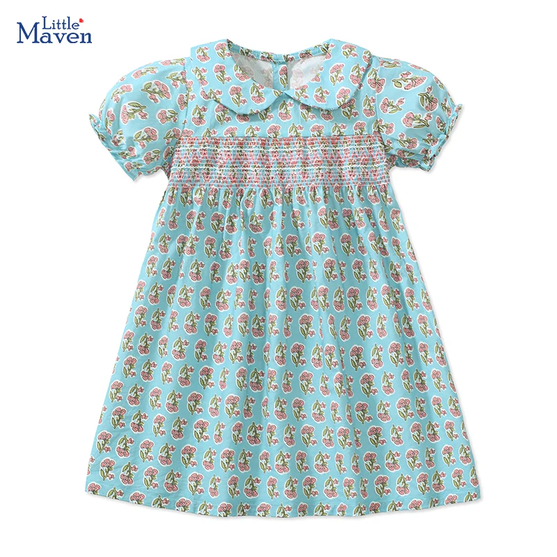 Детская одежда Little Maven летнее платье 2024 праздничные платья с героями