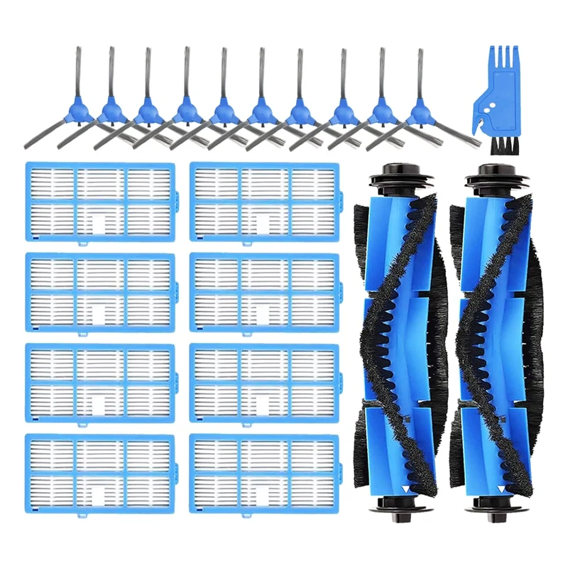 

Promotion!21 Pcs Replacement Parts Kit Roller Brush HEPA Filters For Coredy R3500 R3500S R650 R550 Robot Vacuum Accessories