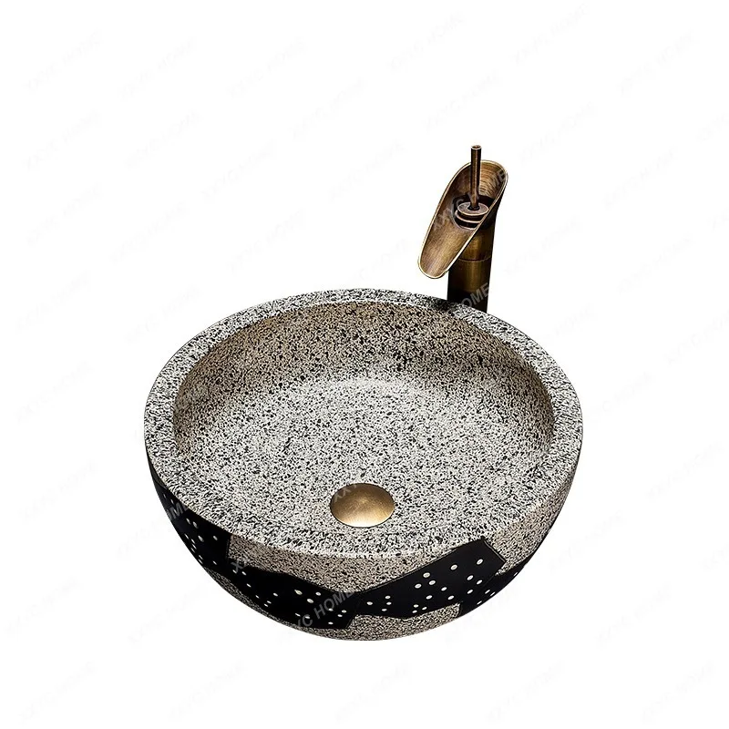 

Antique Wash Basin Ceramic Table Basin Single Basin Bathroom Washbasin Light Luxury Wash Basin Distributor Wash Basin