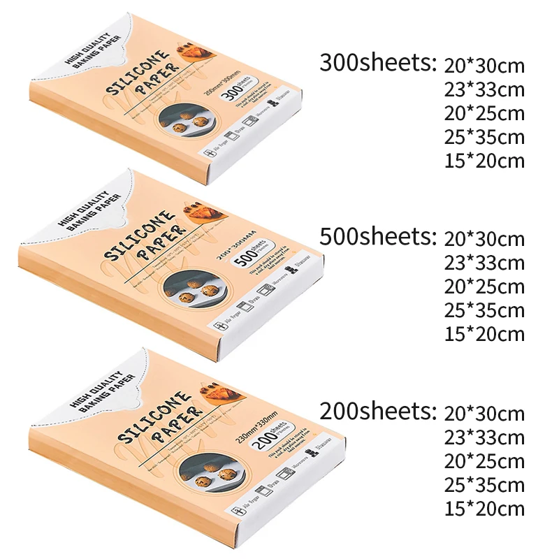 

500PCS White Waterproof Food Grade BBQ Paper Bakery Oil Resistant Paper (23X33cm)