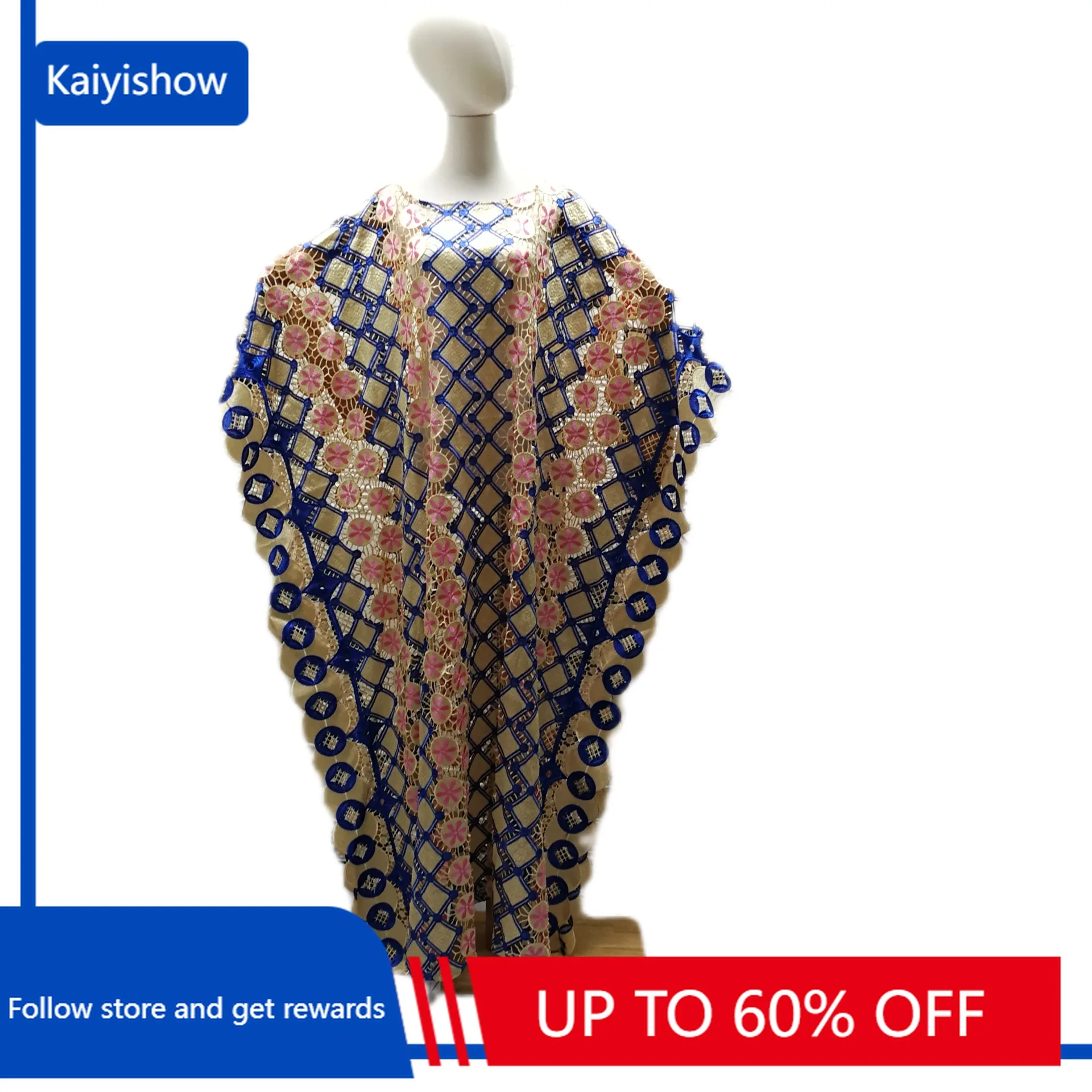 

African Plus Size Dresses for Women Summer Autumn Elegant African Half Sleeve O-neck Long Dress Dashiki African Dresses Women