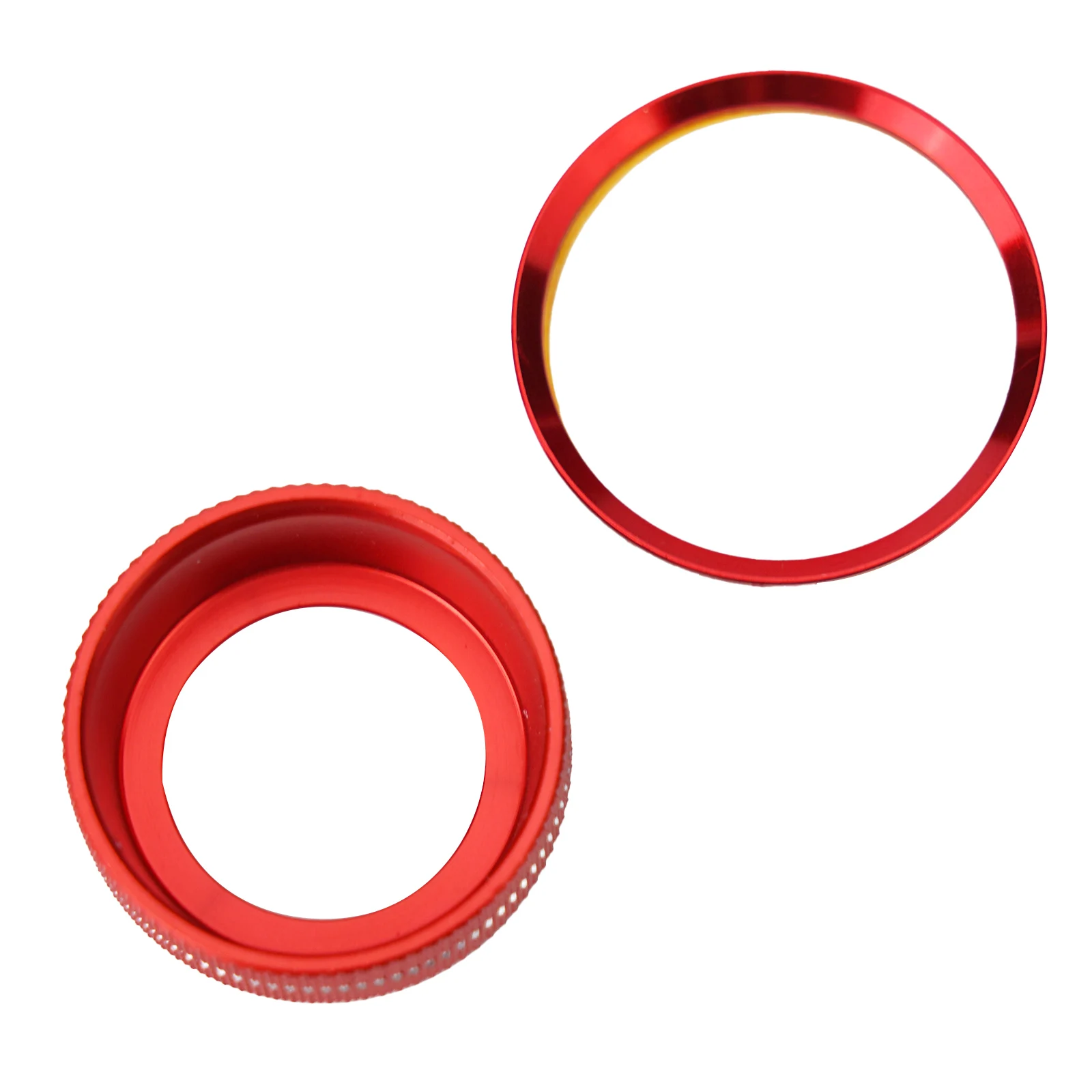 Декоративное кольцо набор невыцветающих 2 шт. для XF XFL F-PACE красная сменная кнопка
