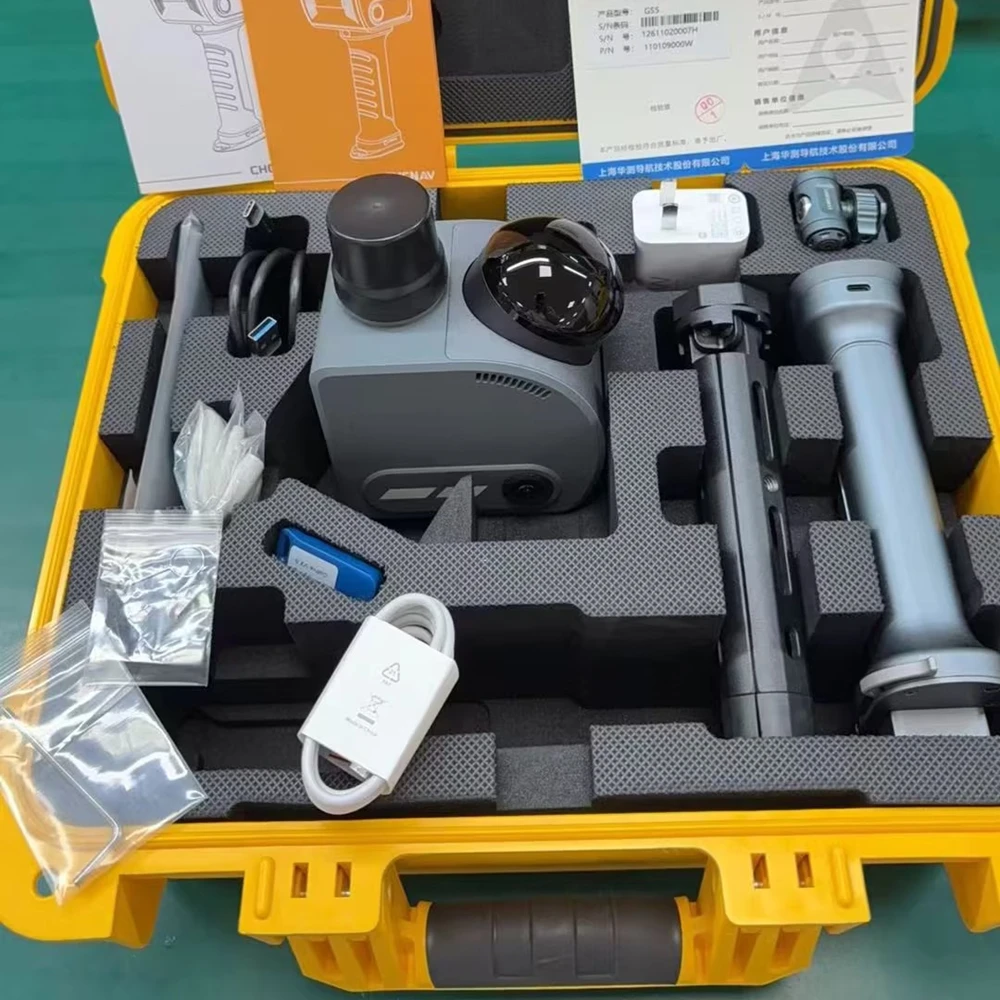 Фото Портативный 3D LiDAR GNSS RTK сканер CHC RS7 Slam для промышленного картирования, аналог RS10, сканер RS7 RTK Slam CHCNAV RS7 №5