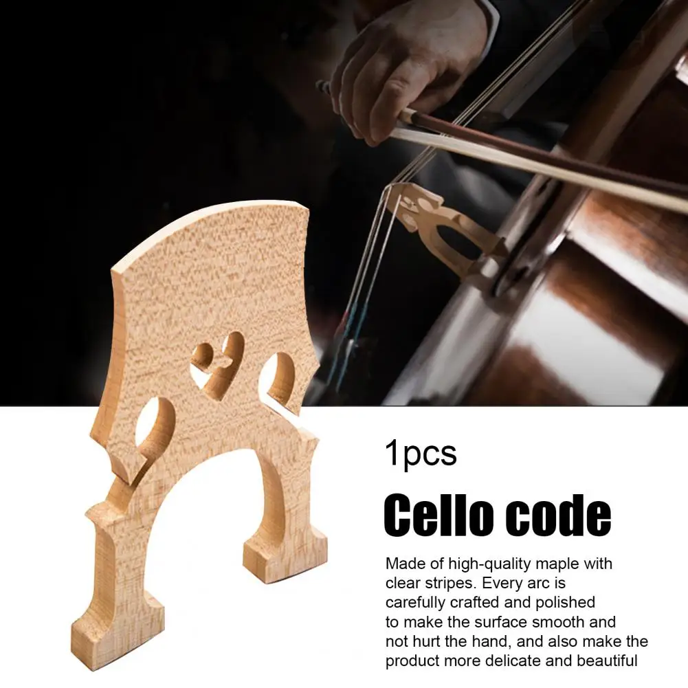 

Good-looking Cello Maple Bridge Clear Texture Anti-scratch Cello Maple Code Replacement Cello Maple Code Cello Maple Code