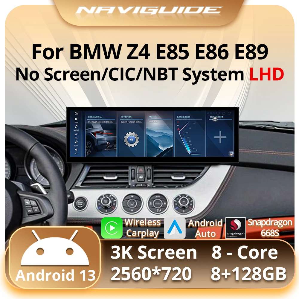 NAVIGUIDE 14 9 &quotавтомобильный радиоприемник для BMW Z4 E85 E86 E89 2002-2016 CIC NBT Мультимедийная