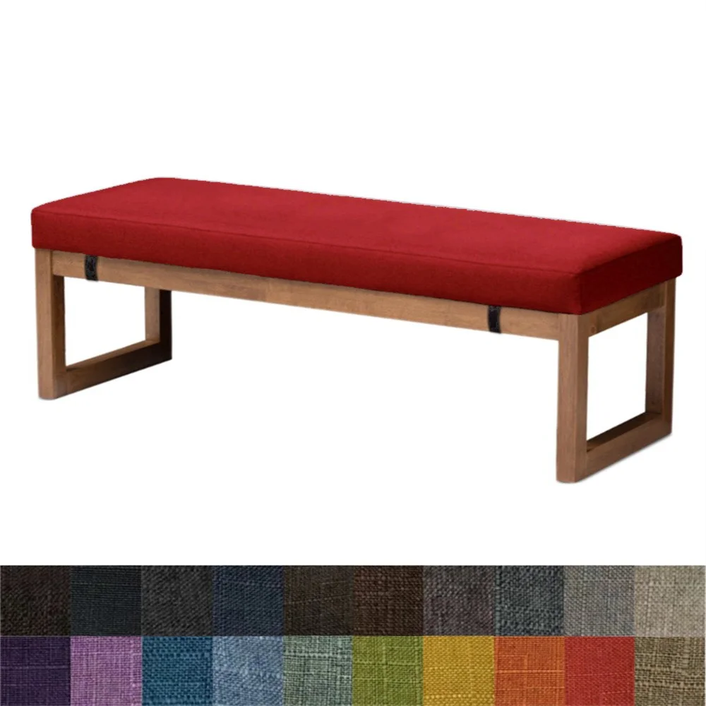 

8CM Thickened Long Bench Cushions Outdoor Seat Cushion Custom Size Wood Chair Seat Pad for Garden Lounger/Bay Window Pads