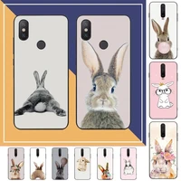 cute bunny rabbit phone case for redmi note 8 7 9 4 6 pro max t x 5a 3 10 lite pro