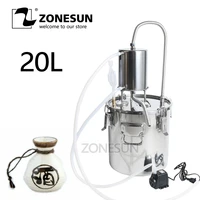 zonesun vodka maker brewery wine beer alcohol distiller moonshine mini home rose water essential oil distilling equipment
