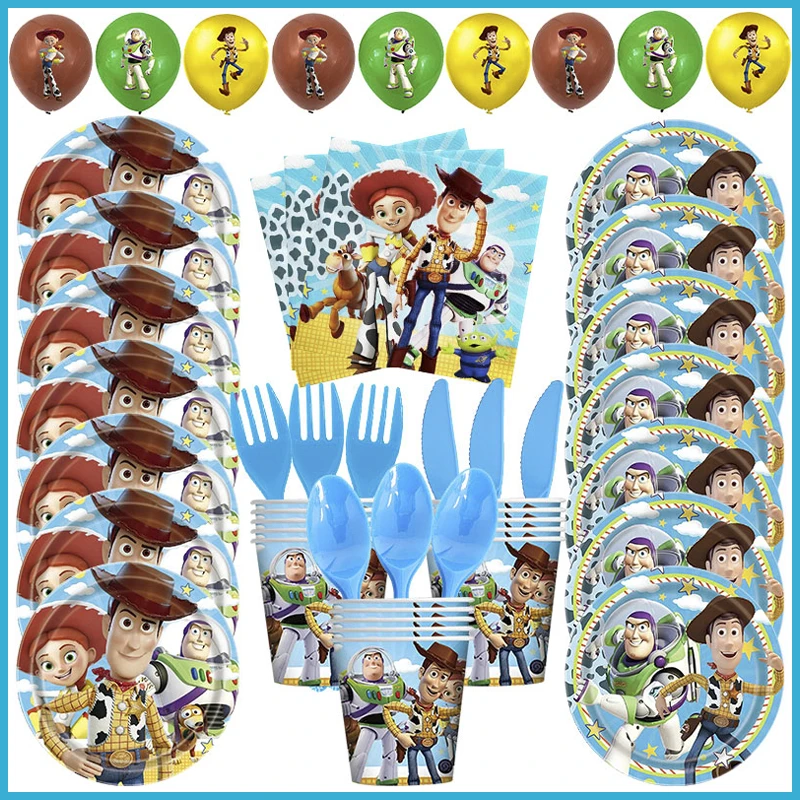 Бумажные тарелки Disney с рисунком истории игрушек на день рождения