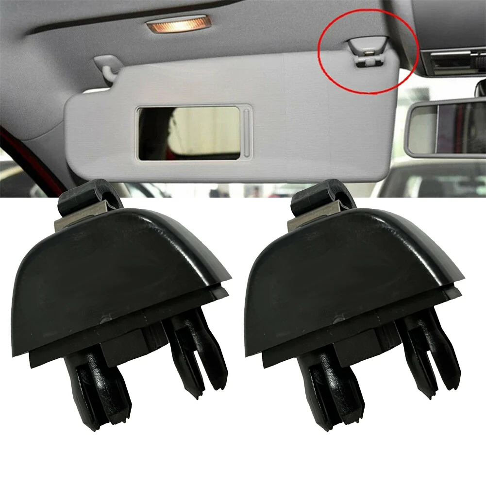 

2pcs Car Sun Visor Clip For Skoda Seat 2012-2015 6RD857561Y20, 1S0857561Y20, 4F0857563 Plastic&Metal Car Accessories