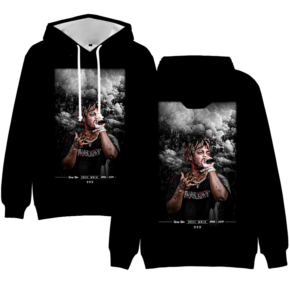 

Juice WRLD Men Women Loose Vintage Hip Hop Harajuku RIP Juice WRLD Sweatshirts Fashion Ulzzang Hoodie Clothing