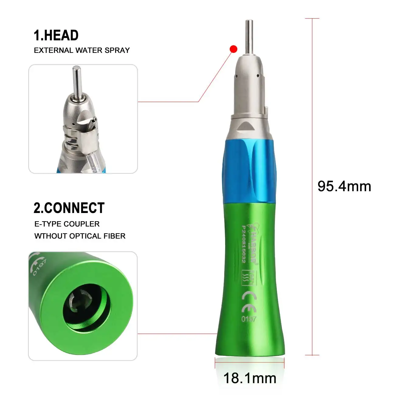 Стоматологический набор наконечников высокоскоростной низкоскоростной с 2/4