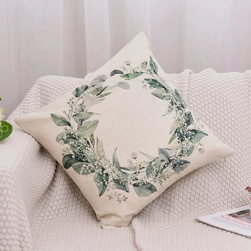 Акция! Весенние наволочки 18x18 подушки для фермерского дома наволочка весенней