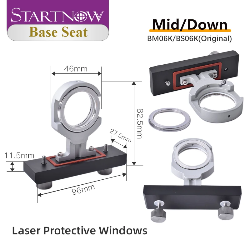 

Startnow оригинальное нижнее лазерное защитное сиденье Raytools 28x4 мм для окон для BT240S/BM109/BM111, сиденье для линз с режущей головкой из волокна