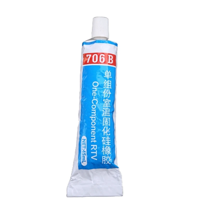 

Silicone Grease Tube Super Glue 45ML Waterproof Anti-moisture Anti-fire Fit for Household Appliances Insulation Repair