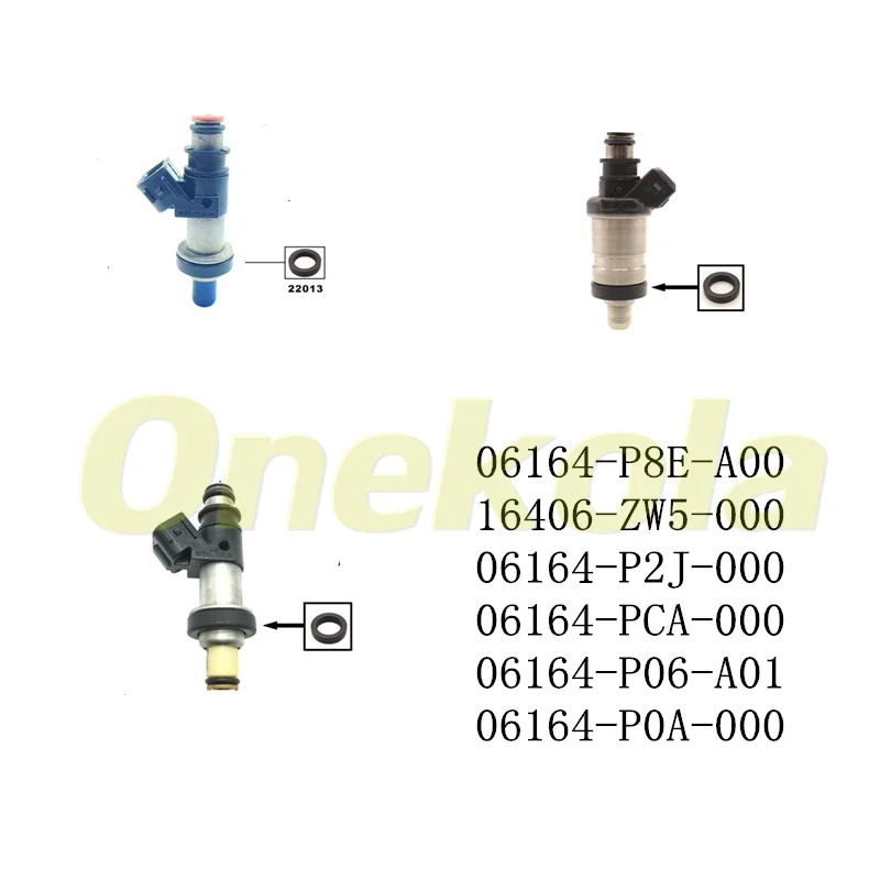 Ремонтный комплект резиновых уплотнений топливной форсунки 21 6*5 4 мм для Honda Acura CL