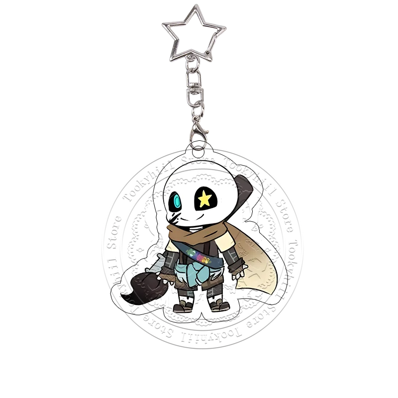 Фото Акриловый брелок Undertale: Фриск, Андайн, Напстаблук, Кросс, Санс. Коллекционный аниме-брелок для сумки, подвеска, подарок на день рождения. №5