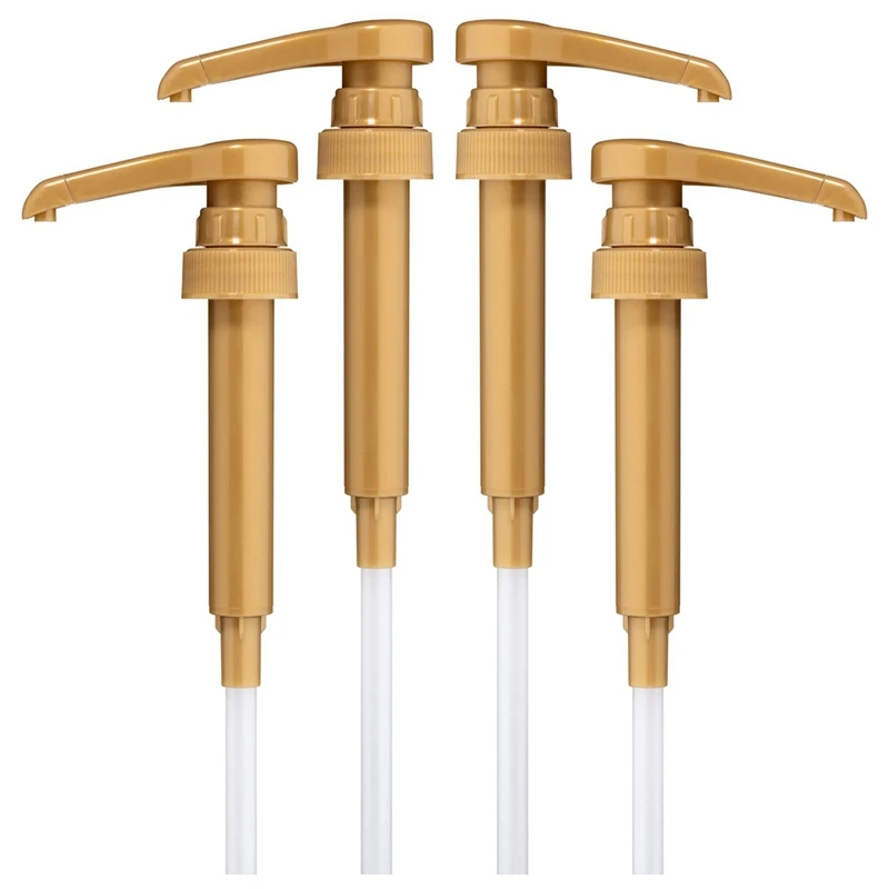 4ШТ Насос для кофейного сиропа Дозатор Ручной насадки кофейных сиропов Насадка