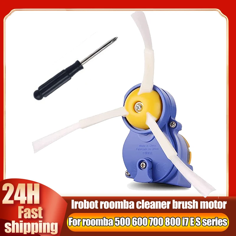 

Side Brush Motor Module for iRobot Roomba 500 600 700 800 900 I3 Serie Robot Vacuum Cleaner Replacement Motor Module+Screwdriver