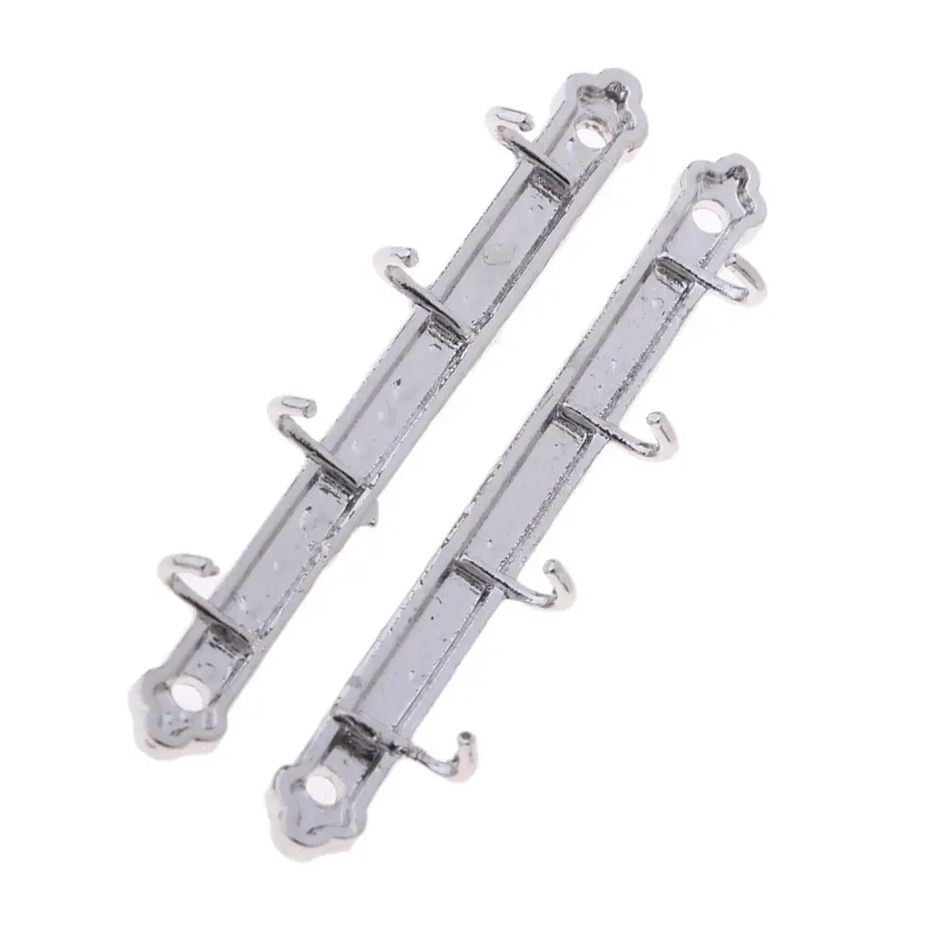 

Dollhouse Miniature Clothes Hook Coat Rack Hook Model Furniture Toys 4pcs