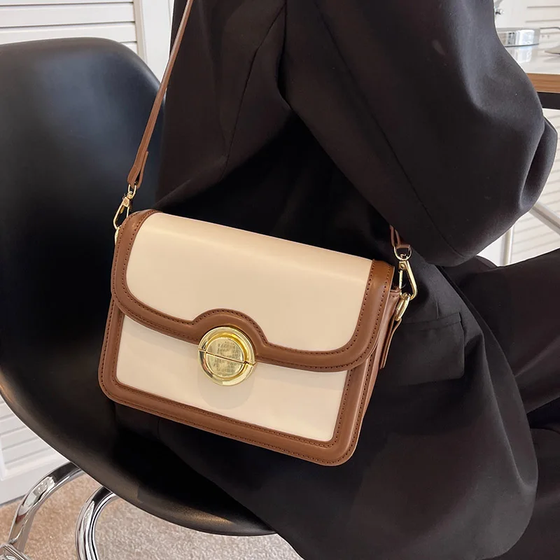 VeryMe сумка женская 2022 тренд Women's Fashion Shoulder Pack  New Pu Leather Crossbody Handbags Popular Simple Female Daily Bag