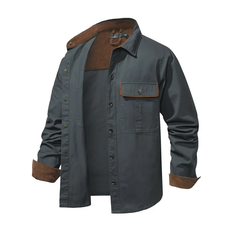 Flannel Breathable Cotton Anti-pilling Casual Shirts Climbing Hiking Loose Tops