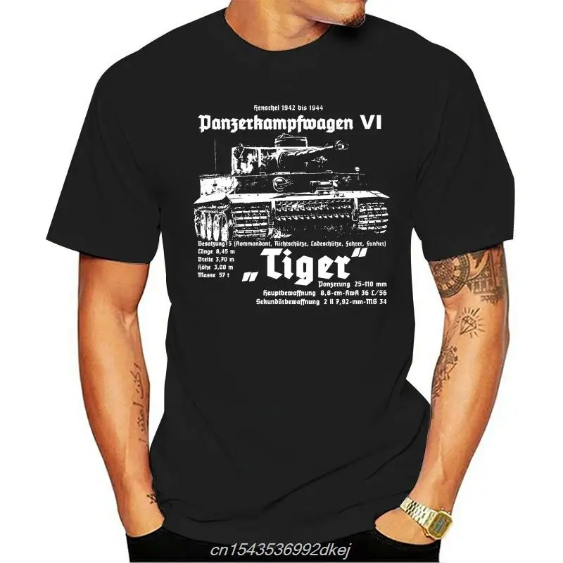 

T Shirt Mens Wehrmacht Tiger Premium T-shirt Panzer Deutsches Reich Ruhm Ehre WW2 Soldaten Tee Shirt Men Women Cartoon