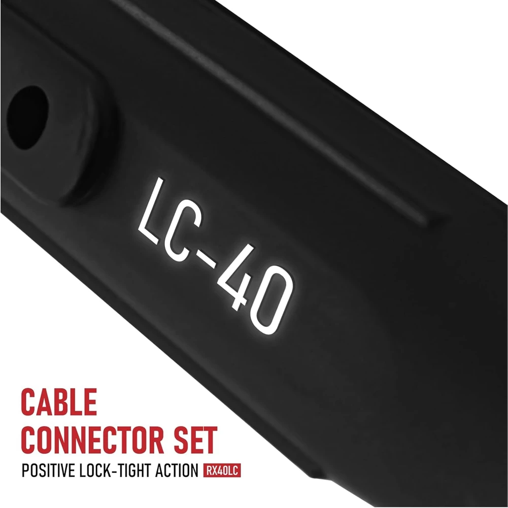 Набор кабельных разъемов LC40 включает черные разъемы папа и мама Емкость кабеля:
