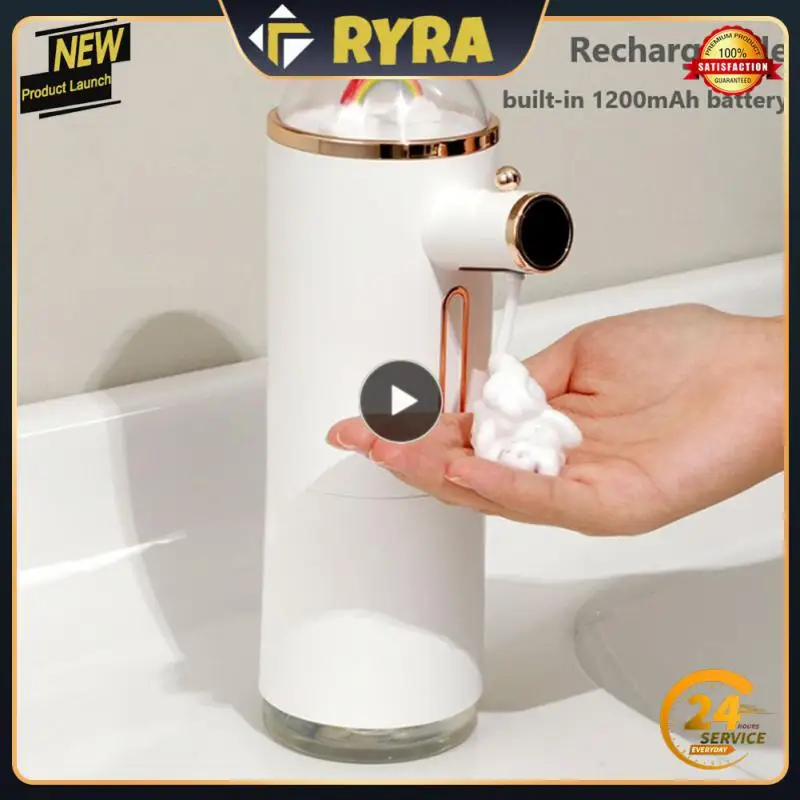 

High Quality Automatic Foam Soap Dispensers Mute Smart Foam Machine For Hotel Kitchens With Usb Charging Soap Dispenser Vertical