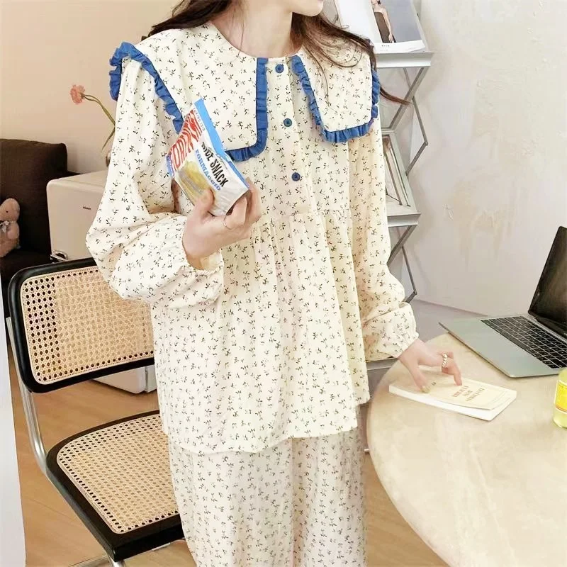 Summer Pajamas Set Short Sleeve T-shirt Shorts 2Piece/Set Cute Cozy Pyjama Big Size Princess Homewear Sweet Plus Sleepwear