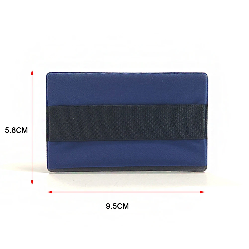 Phone Back Sticker Sling ID Card Holder Strap Bracket Elasticity Finger  Wallet Bag Grip Selfie Strap Sling Card Holder