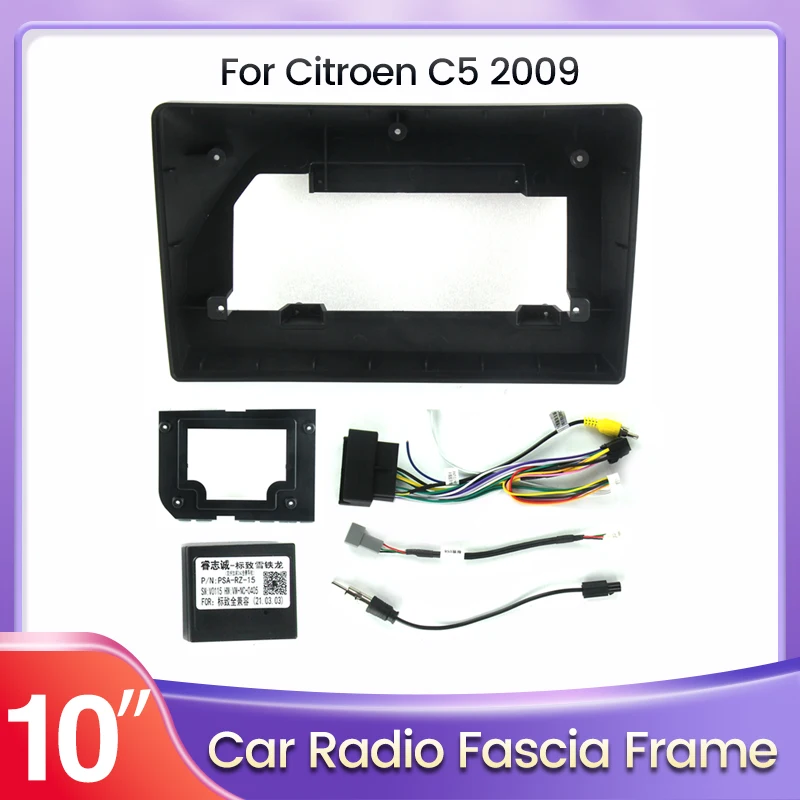 

10 Inch Car Radio Fascia For Citroen C5 2 2008-2017 Car Radio Panel Player Audio Frame Dashboard Mount Kit Canbus