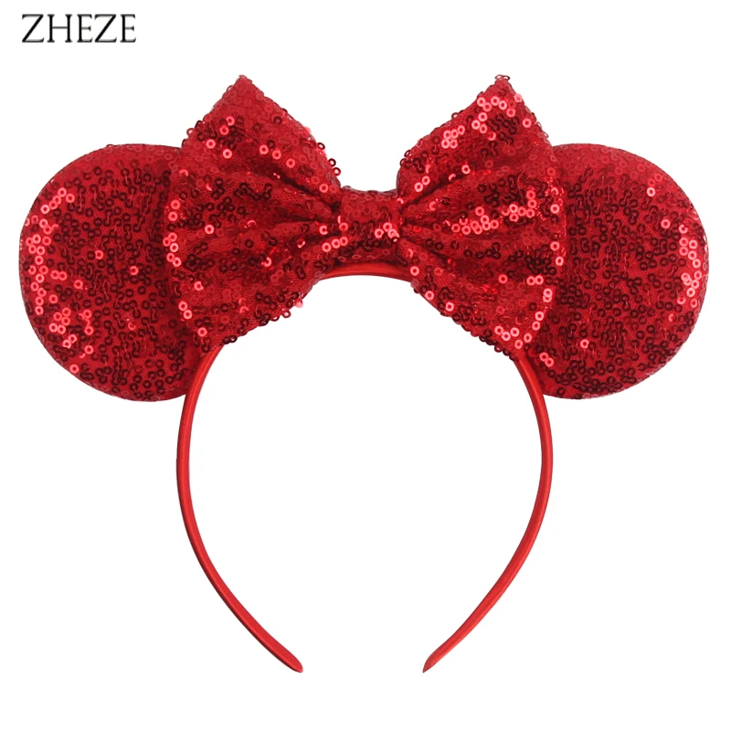 Mouse Ears Headband For Girls Women Birthday Party Hairband Festival Cosplay Hair Accessories