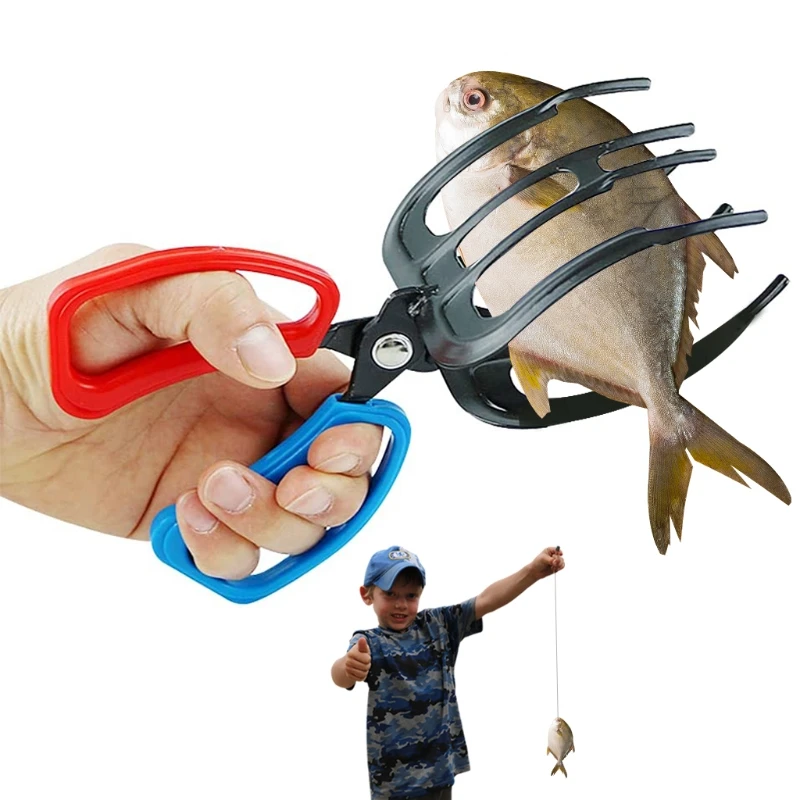 

Fishing Pliers Metal Fish Control Clamp Claw Tong Grip Tackle Tool Control Forceps for Catch Fish Fishing T21C