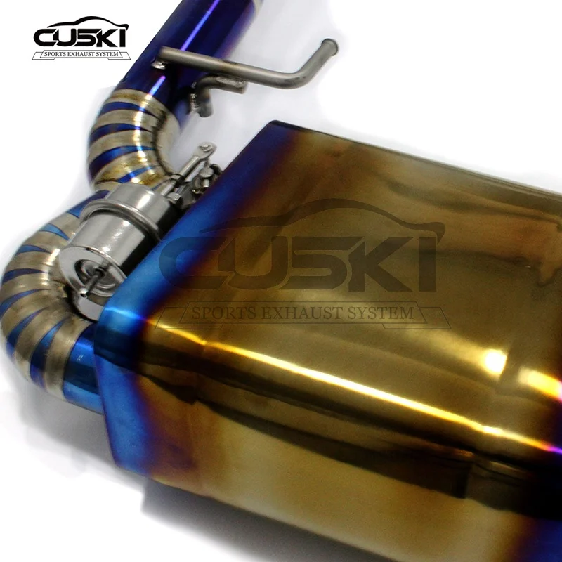 Выхлопная труба Catback высокой производительности для Porsche 718 Cayman GT4 RS 4.0L 2019-2023