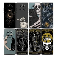 phone case for huawei y6 y7 y9 2019 y6p y8s y9a y7a mate 10 20 40 pro lite rs soft silicone case cover fool the tarot cards