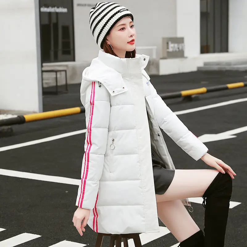 Winter Women's Cold Coat Parkas Jackets Super Hot Coats Hooded Long Cotton Padded Jacket Oversize Womens Winter Clothing Fashion