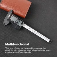 digital vernier caliper lcd screen 0 1mm ruler micrometer gauge length portable measuring instrument tool 0 100mm