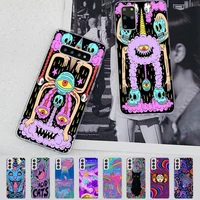 babaite colourful psychedelic trippy art phone case for samsung s21 a10 for redmi note 7 9 for huawei p30pro honor 8x 10i cover