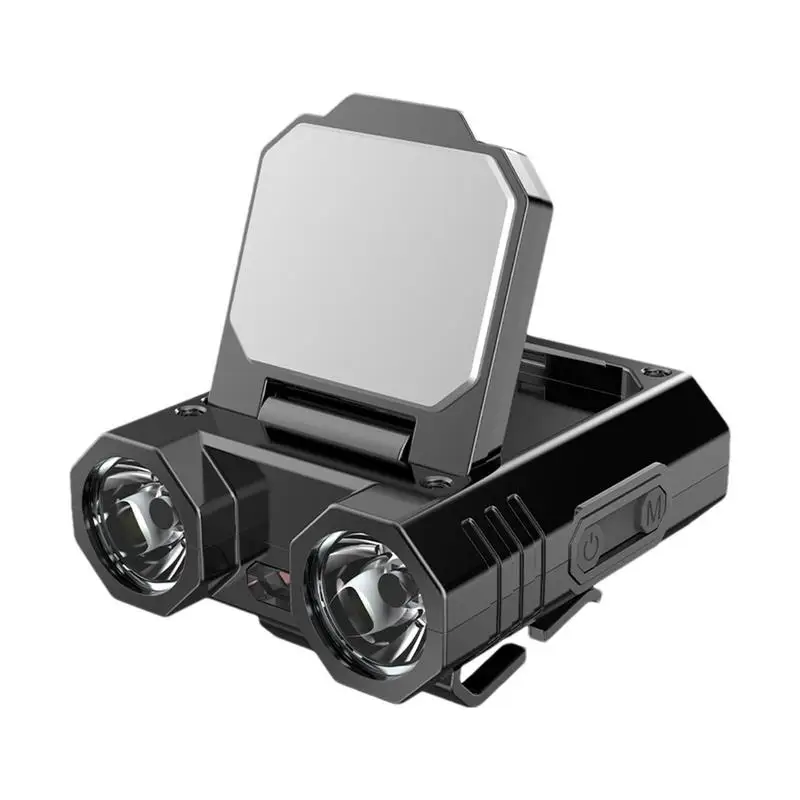 

Hard Hat Light Smart Sensor Clip On Flashlight Rechargeable Ultralight USB Headlamp Flashlight For Adults Kids