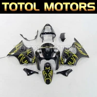 motorcycle fairings kit fit for zx 6r 2000 2001 2002 636 ninja new bodywork set high quality abs injection black yellow