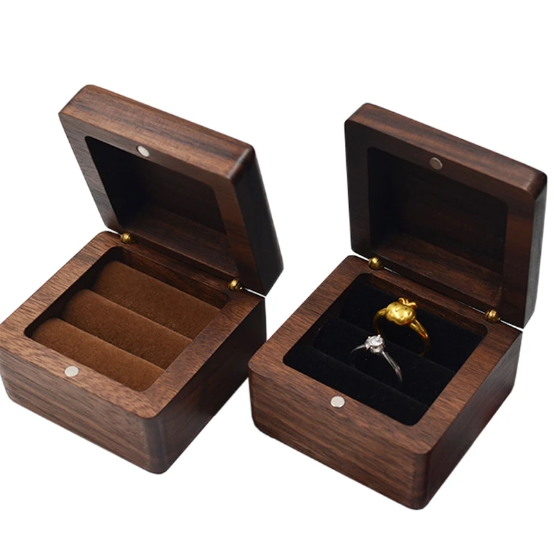 

Роскошная деревянная подставка для хранения ювелирных изделий из искусственного ореха