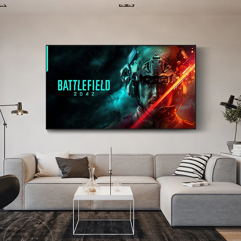 

Battlefield 2042 Poster, Decorative Poster, House Decoration Painting， Room Decoration ， Living Room Decoration