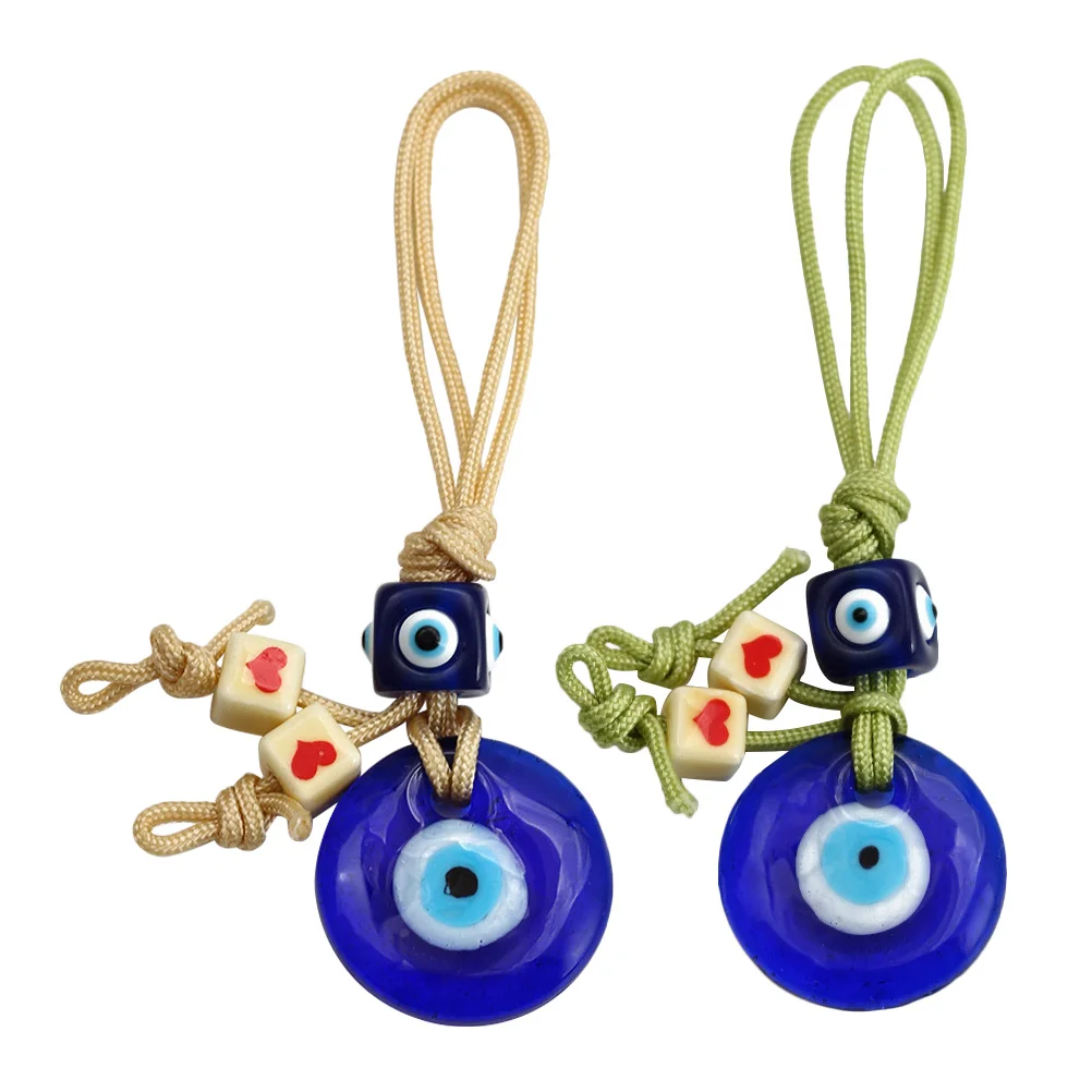 

Eye Evil Blue Pendant Car Turkish Charms Protection Hanging Decor Charm Amulet Decoration Wall Decorations Ornament Interior
